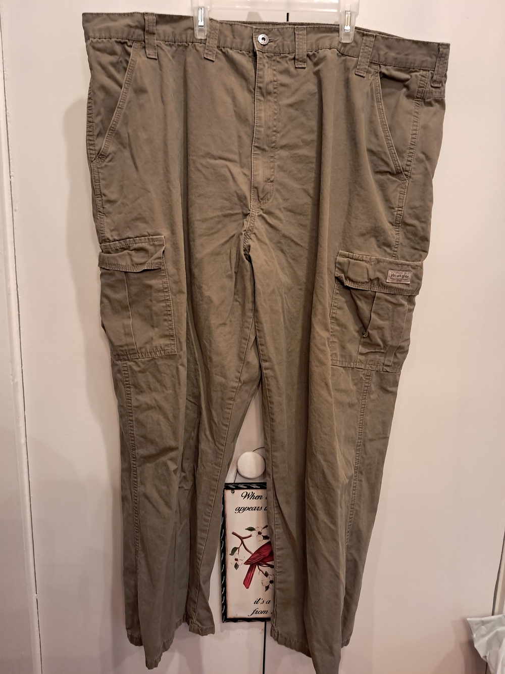 Wrangler Men's Cargo Pants - Khaki